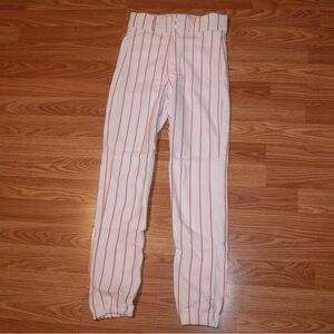 Augusta Men's Adult Open Bottom Pinstripe Baseball Pants SIZE ADULT SMALL
